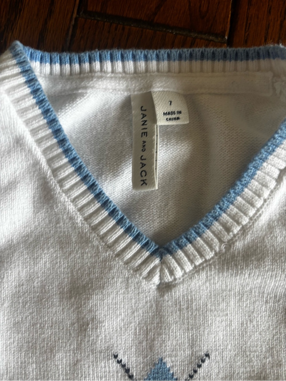 Janie & Jack Argyle Sweater Vest - Picture 5 of 6